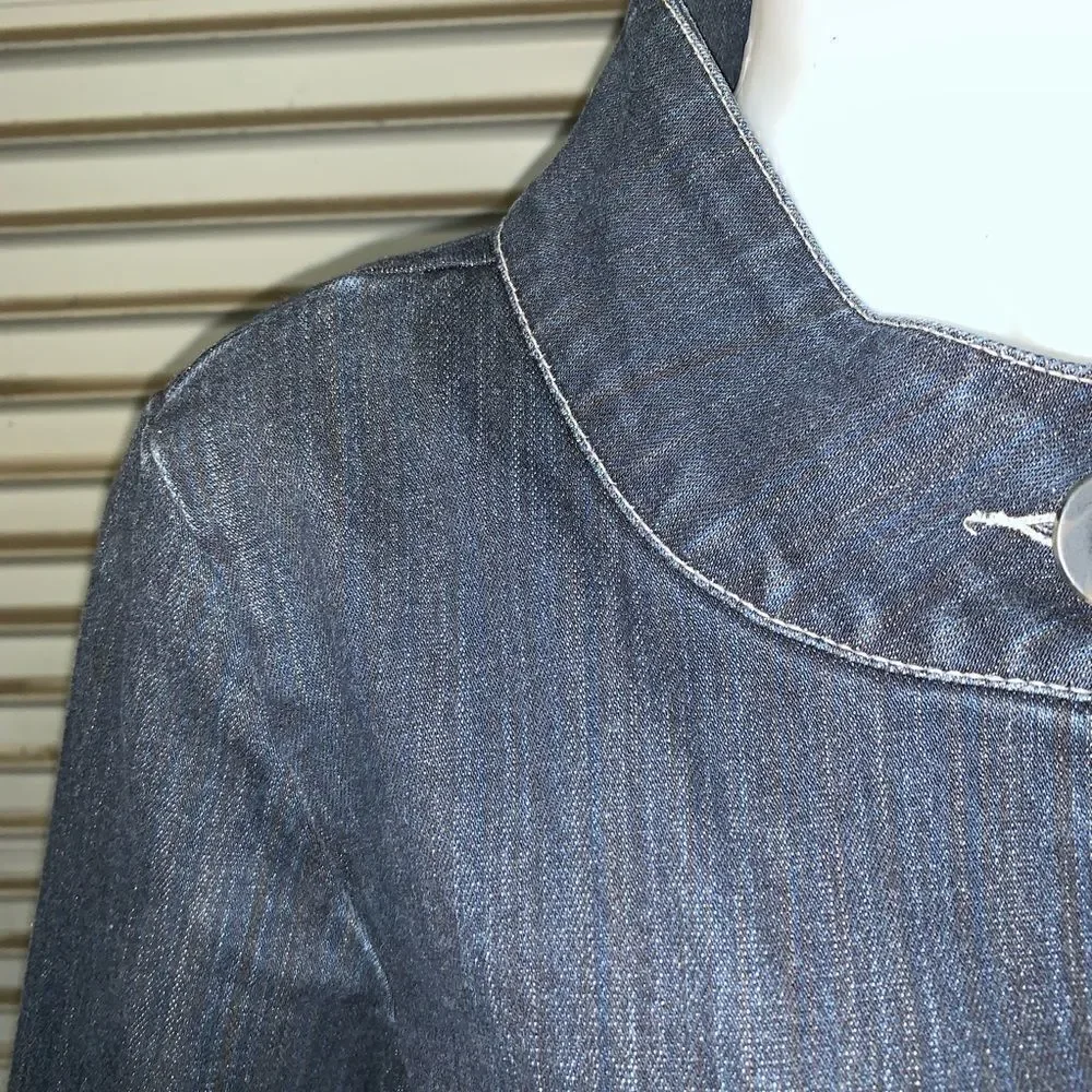 Laugh A Little Jean jacket bell wrist size Large